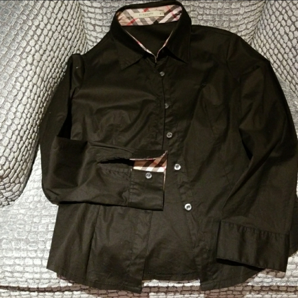 Burberry button long sleeve shirt